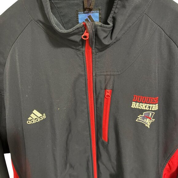 Adidas Team Duquesne Dukes Basketball Full Zip Windbreaker Jacket Size XXL - Picture 3 of 6